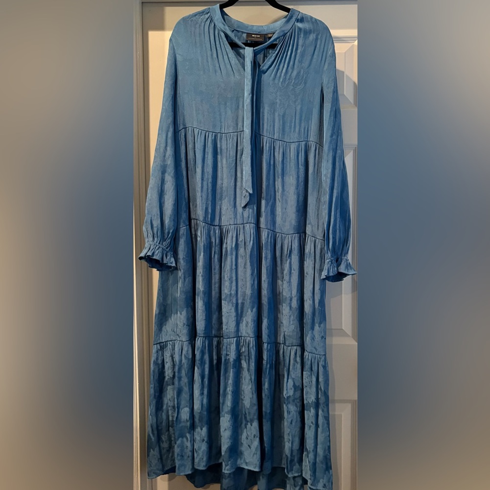 Maeve Vibrant Blue Long Sleeve Dress - Picture 3 of 8